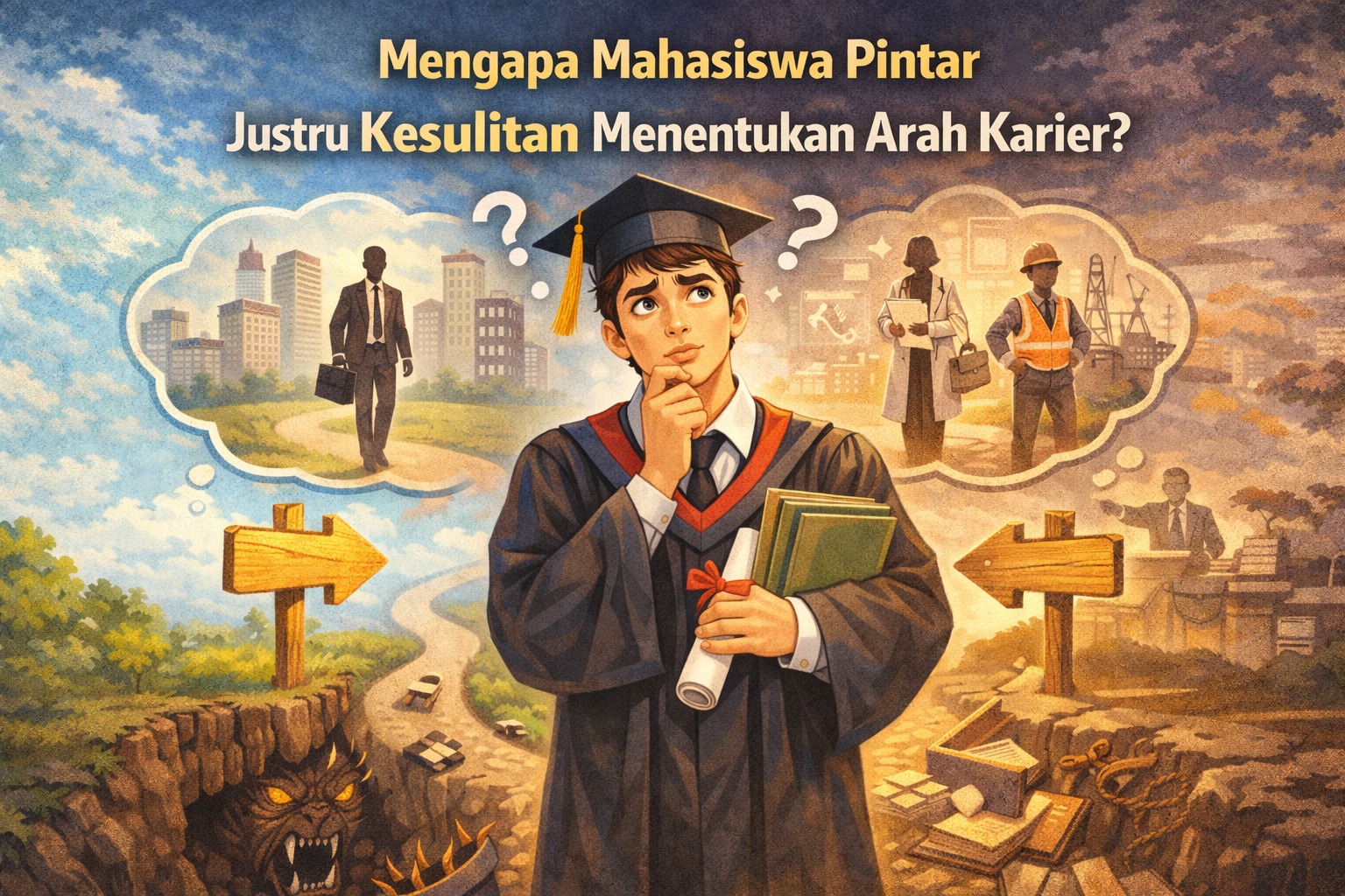 Mengapa Mahasiswa Pintar Justru Kesulitan Menentukan Arah Karier?
