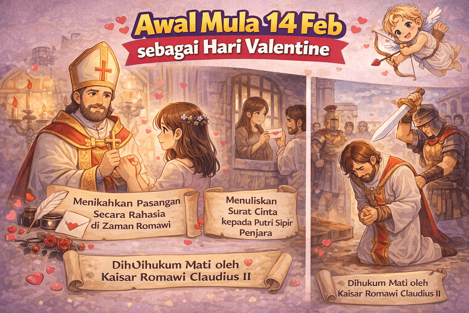 Awal Mula 14 Feb sebagai Hari Valentine