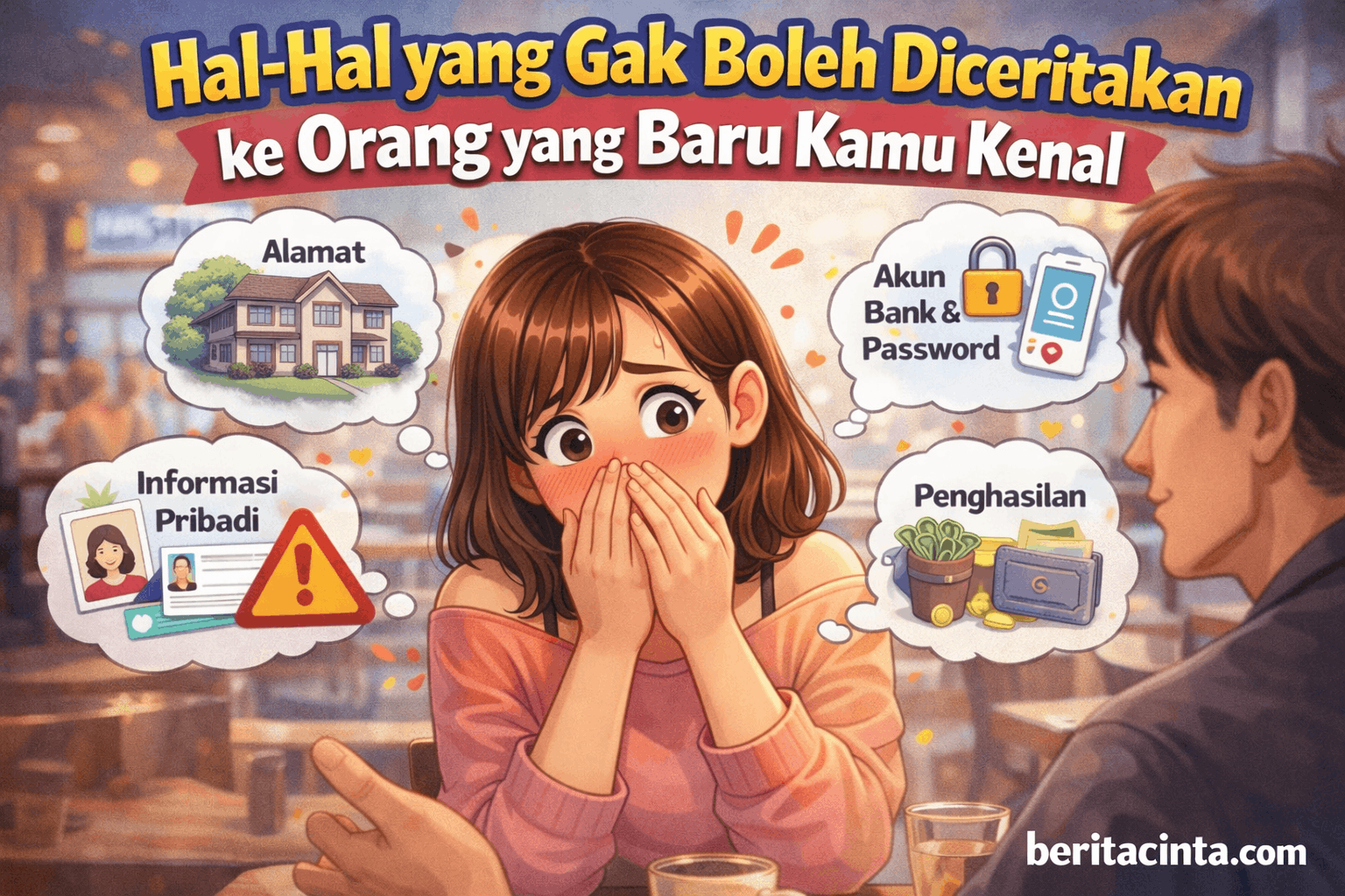 Hal-Hal yang Gak Boleh Diceritakan ke Orang yang Baru Kamu Kenal