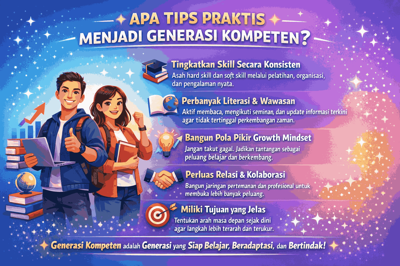 Apa Tips Praktis Menjadi Generasi Kompeten?