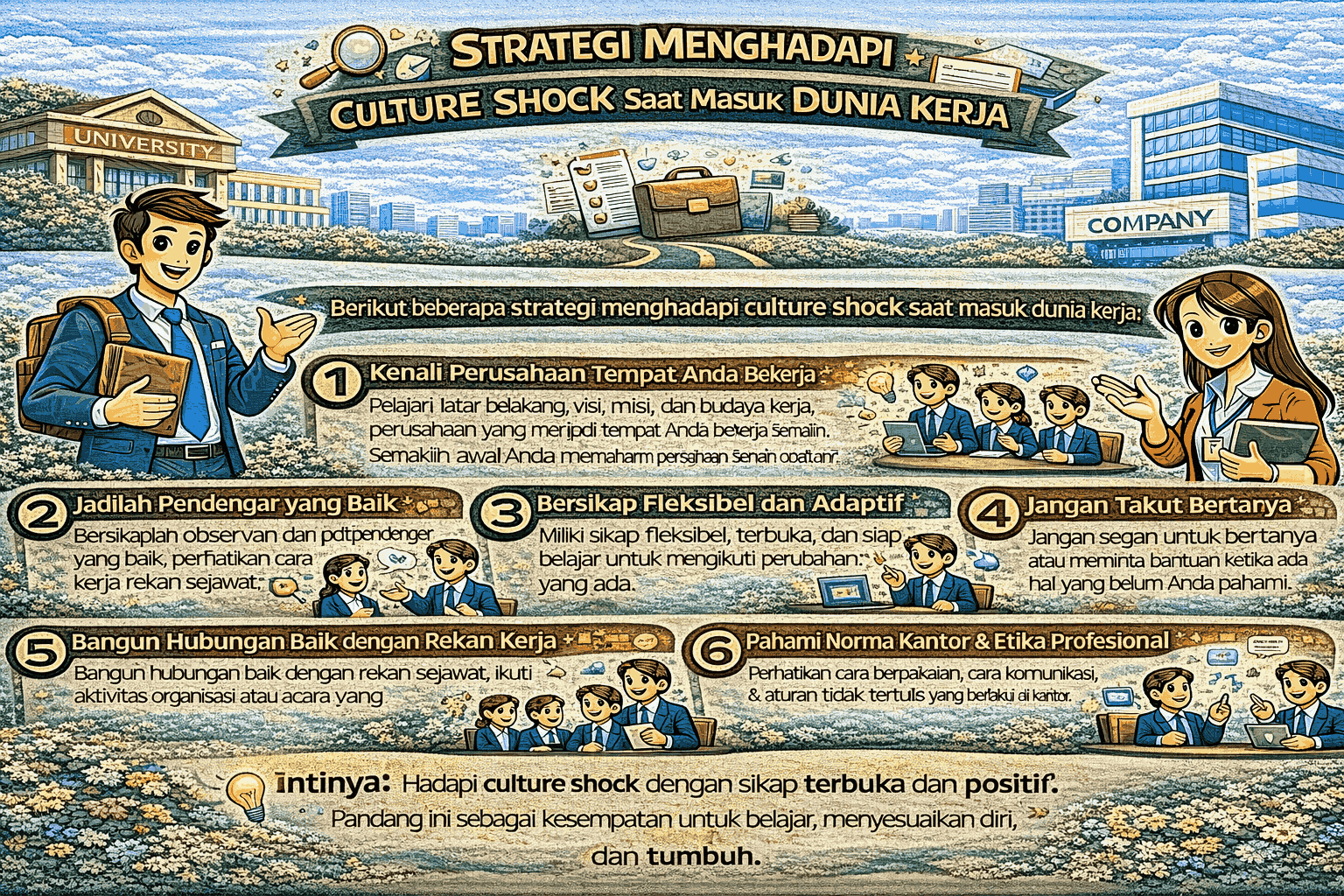 Strategi Menghadapi Culture Shock Saat Masuk Dunia Kerja