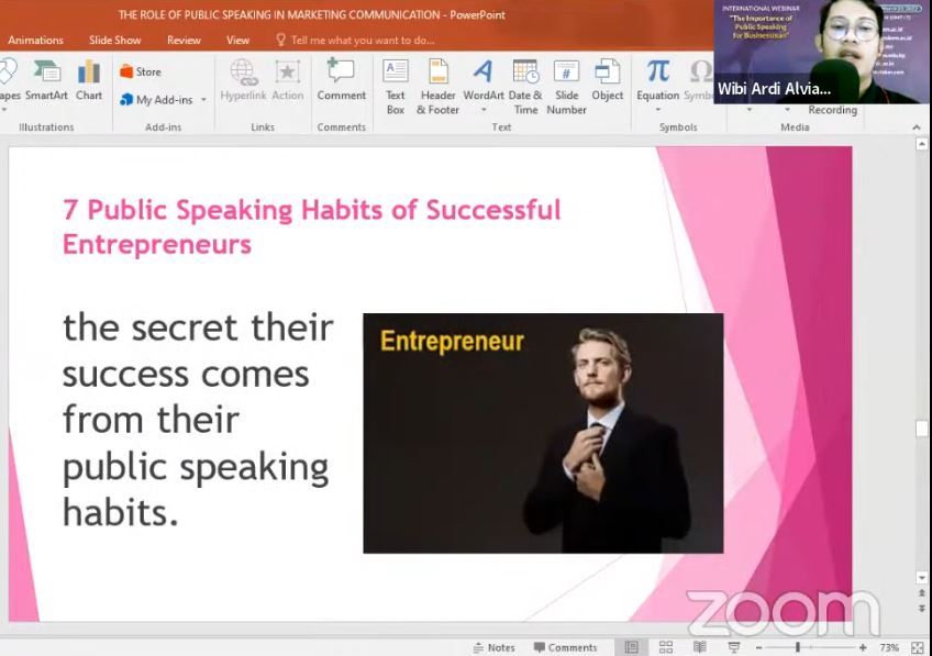 2023 - International Webinar - The important of public speaking for businessman - Part 18