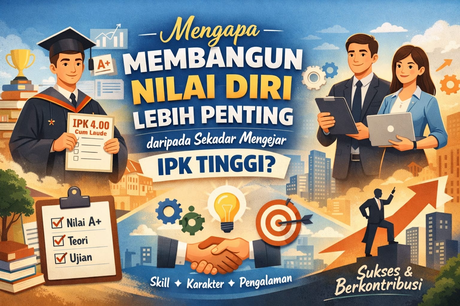 Mengapa Membangun Nilai Diri Lebih Penting daripada Sekadar Mengejar IPK Tinggi