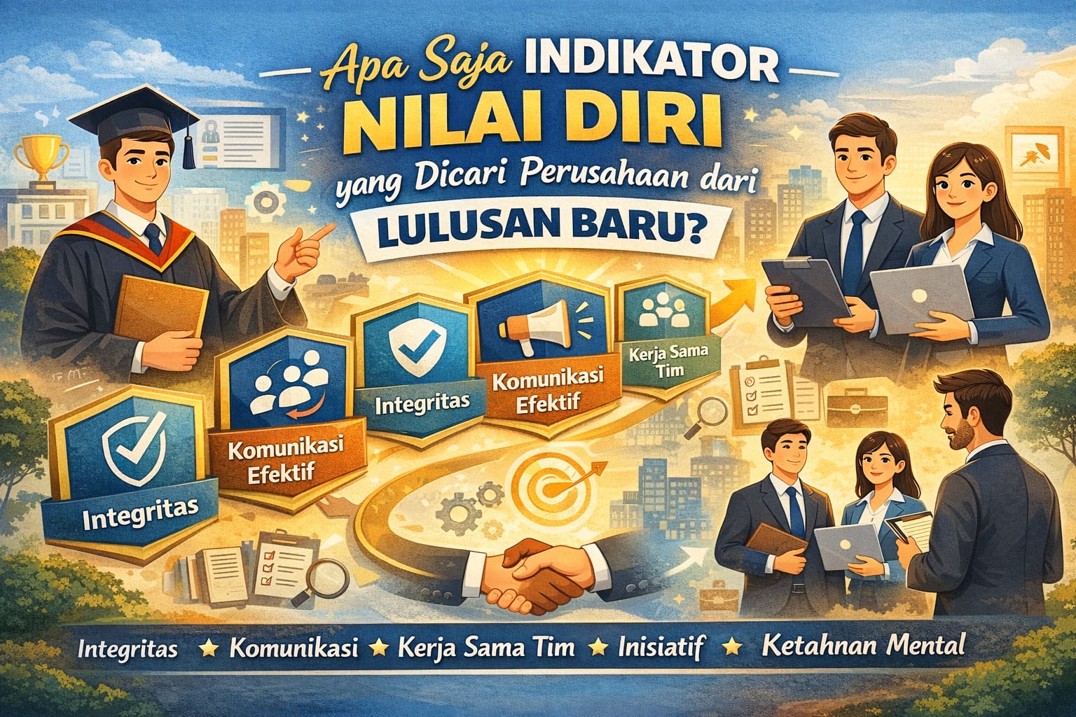 Apa Saja Indikator Nilai Diri yang Dicari Perusahaan dari Lulusan Baru