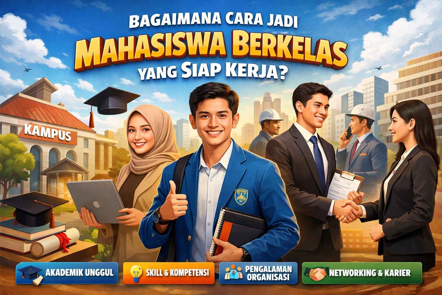 Bagaimana Cara Jadi Mahasiswa Berkelas yang Siap Kerja?