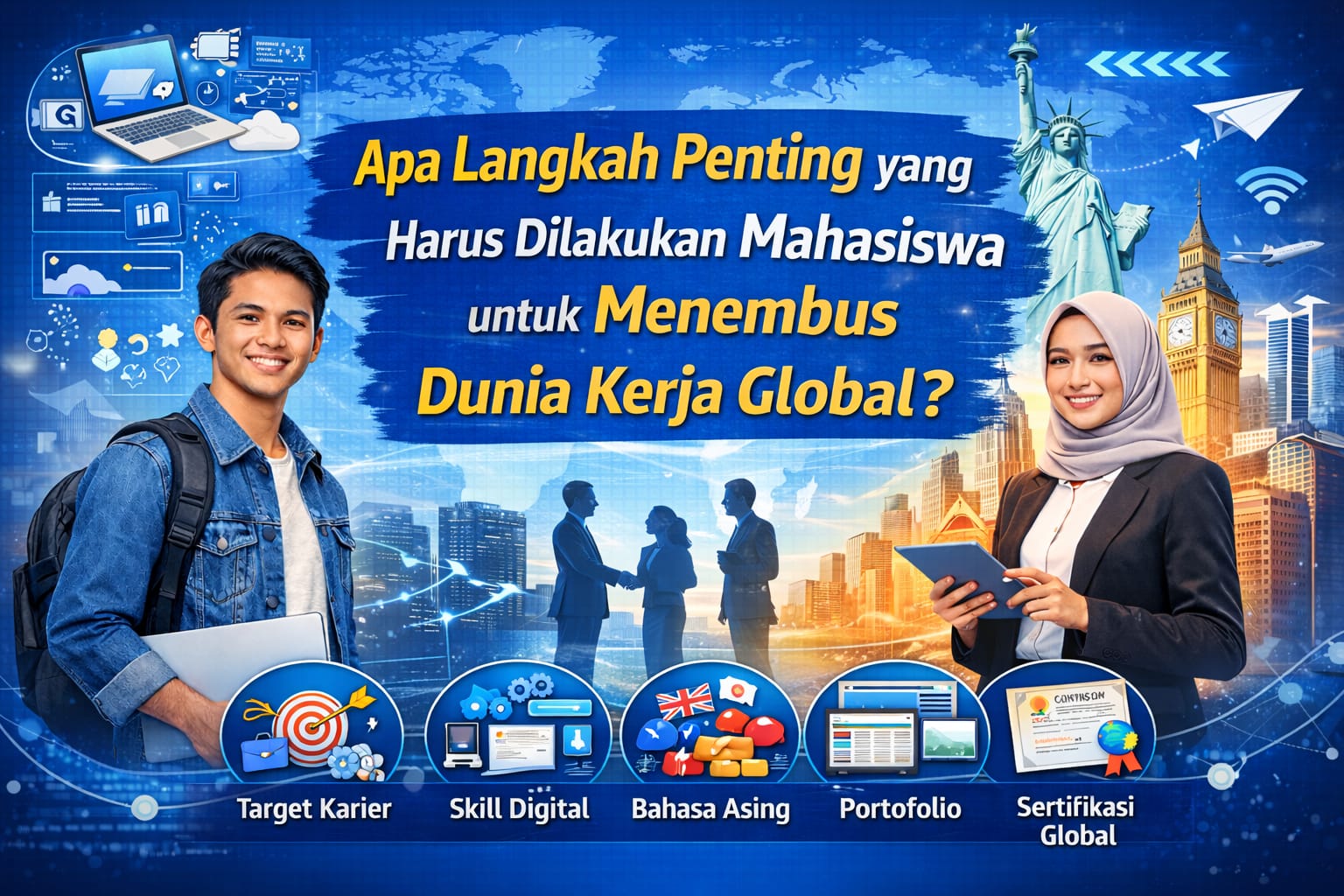Apa Langkah Penting yang Harus Dilakukan Mahasiswa untuk Menembus Dunia Kerja Global?
