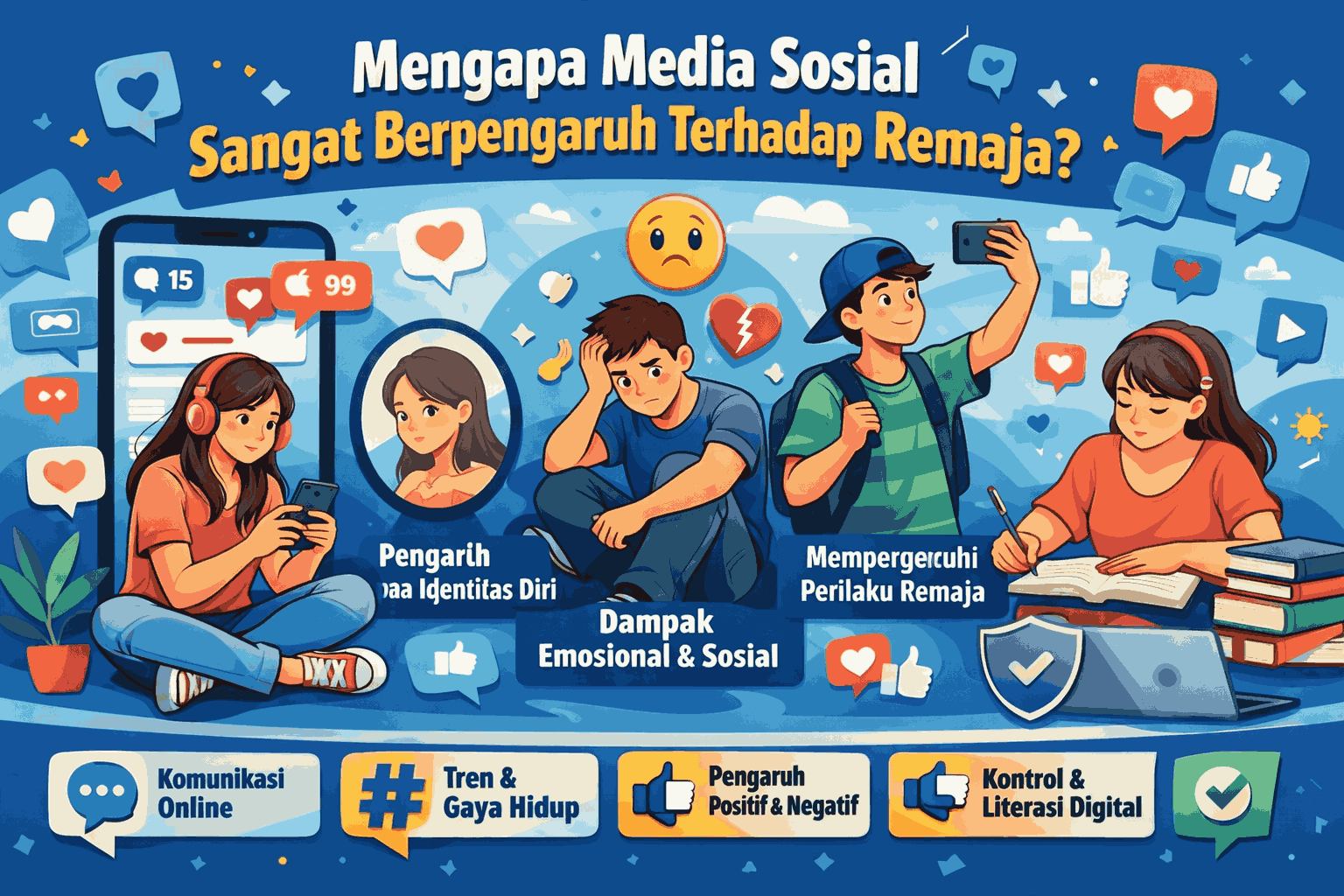 Mengapa Media Sosial Sangat Berpengaruh terhadap Remaja?