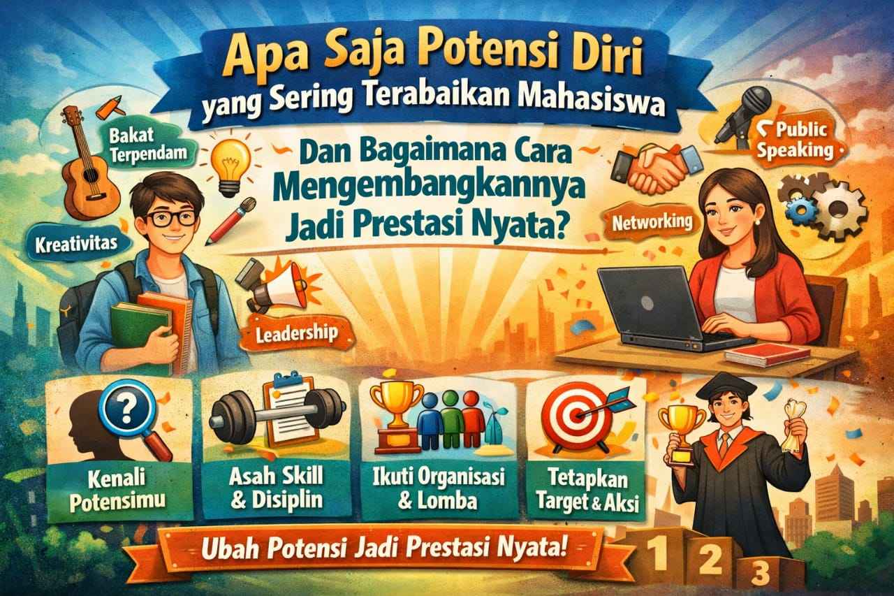Apa Saja Potensi Diri yang Sering Terabaikan Mahasiswa dan Bagaimana Cara Mengembangkannya Jadi Prestasi Nyata?