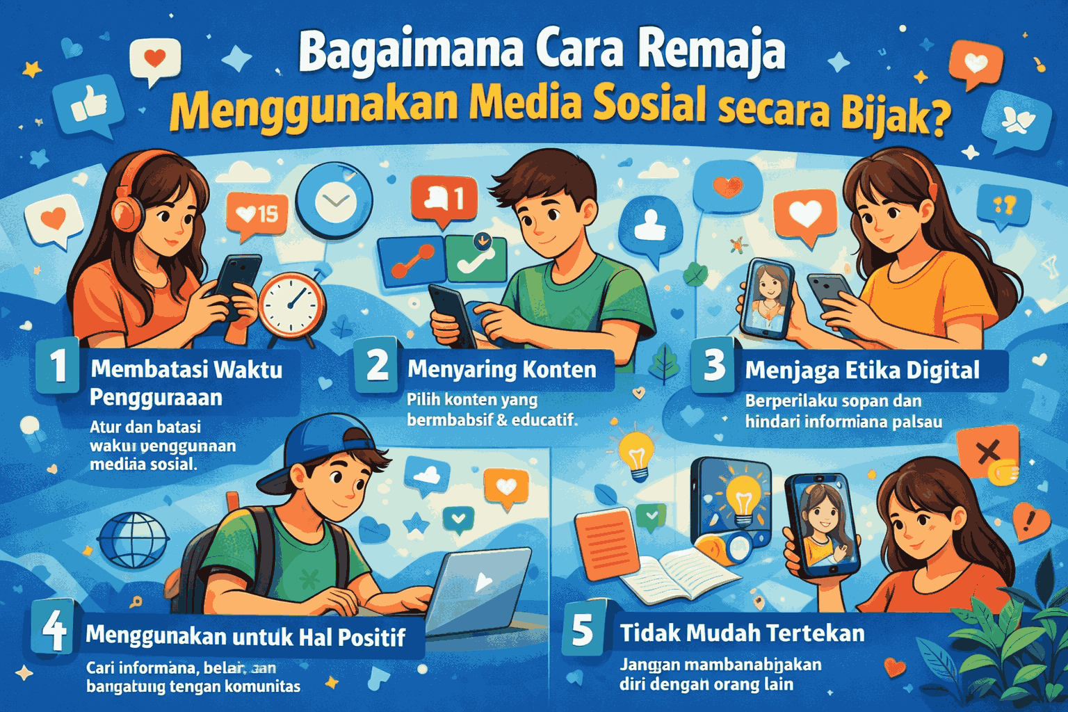 Bagaimana Cara Remaja Menggunakan Media Sosial secara Bijak?