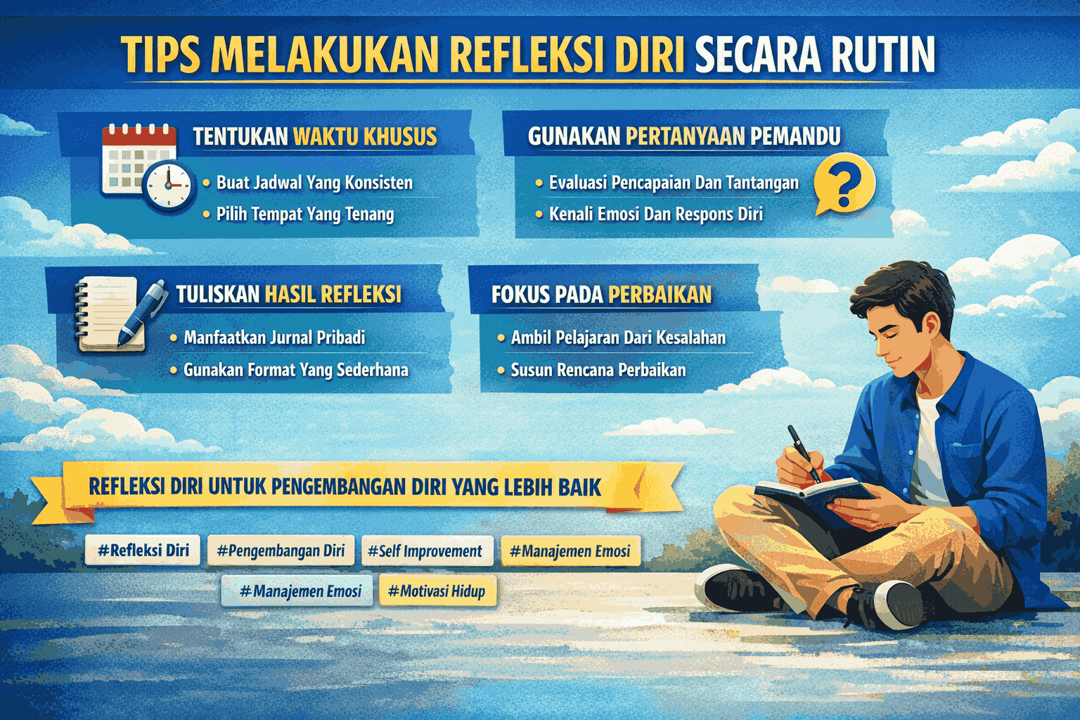 Tips Melakukan Refleksi Diri Secara Rutin