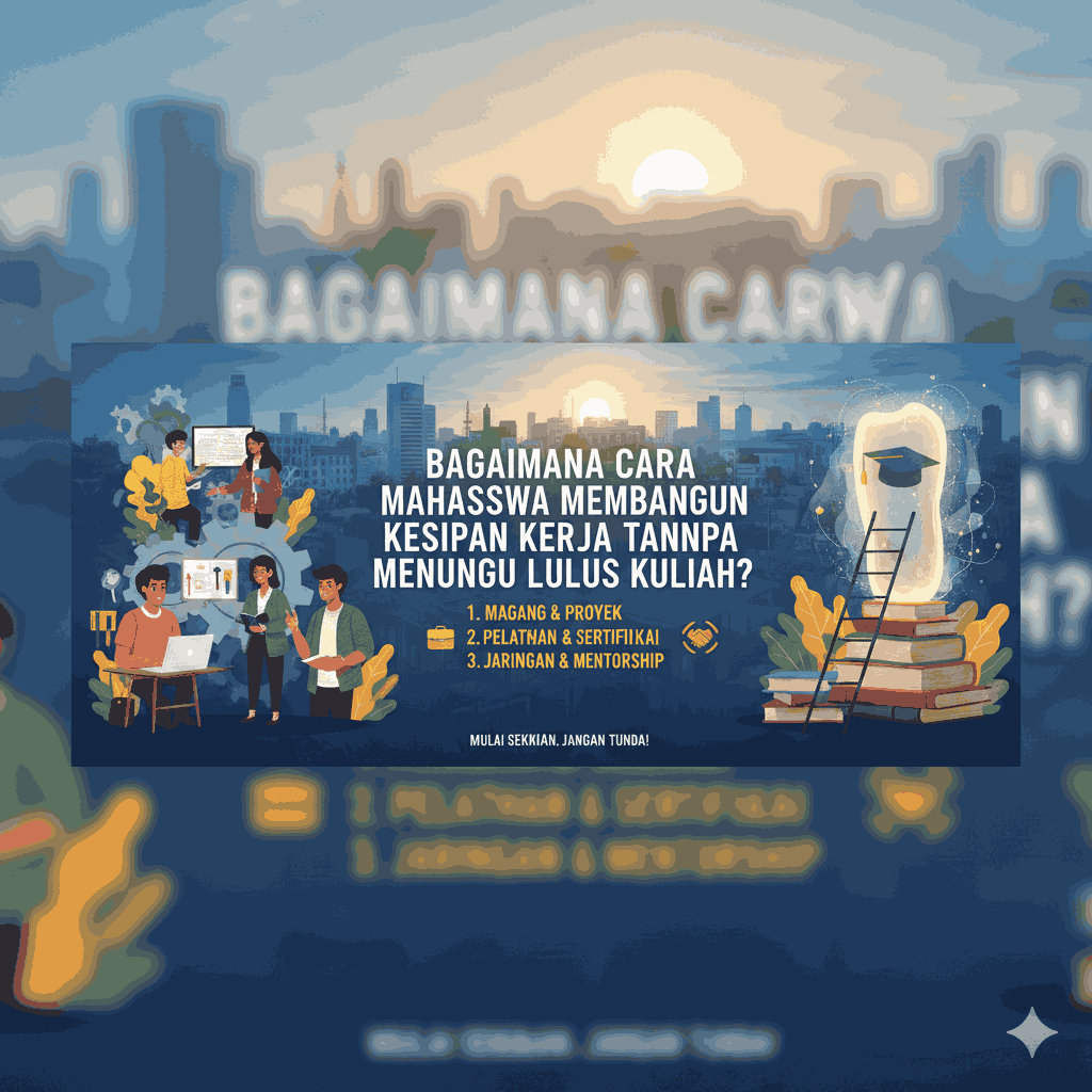 Bagaimana Cara Mahasiswa Membangun Kesiapan Kerja Tanpa Menunggu Lulus Kuliah?