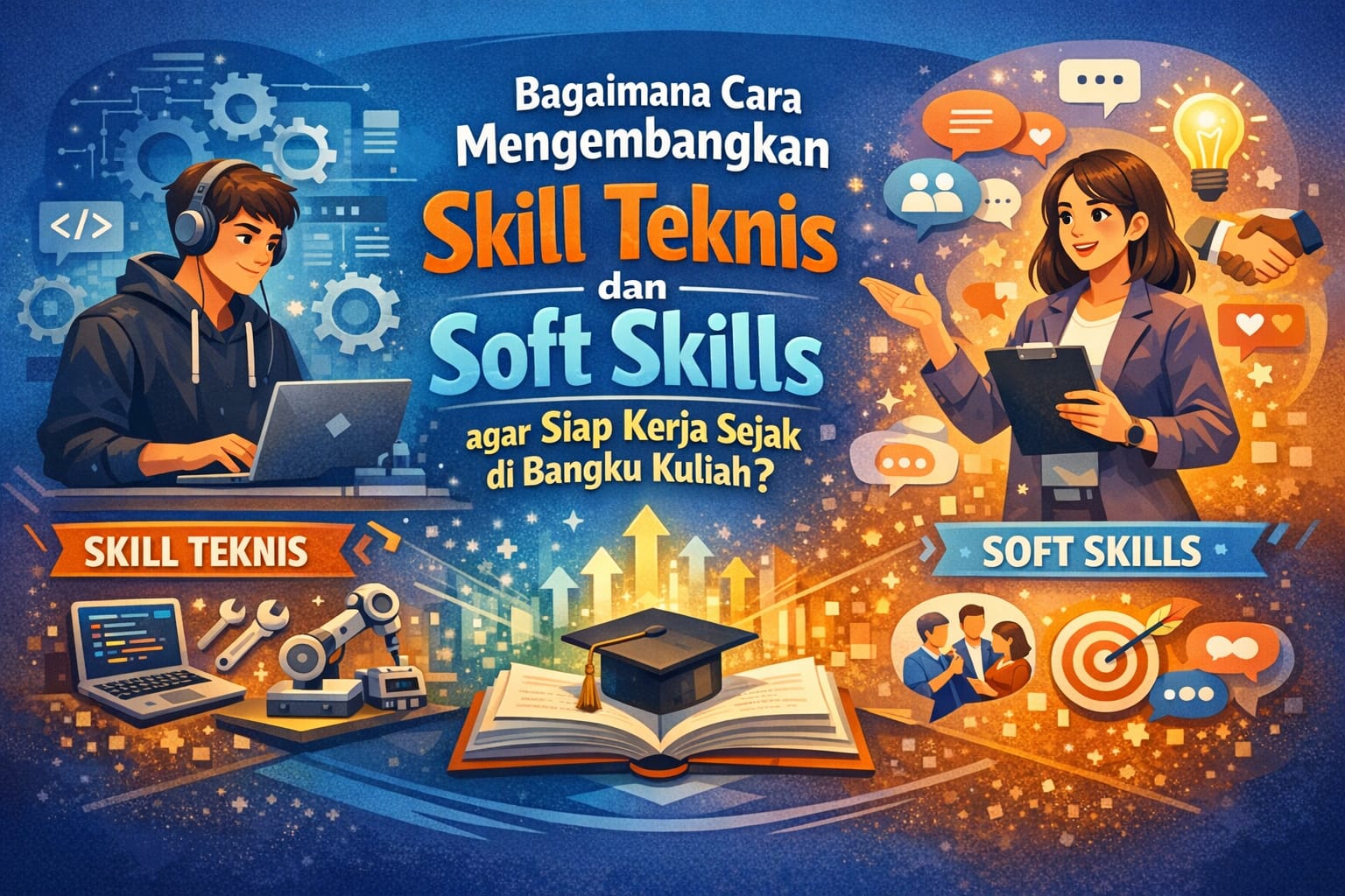 Bagaimana Cara Mengembangkan Skill Teknis dan Soft Skills agar Siap Kerja Sejak di Bangku Kuliah?