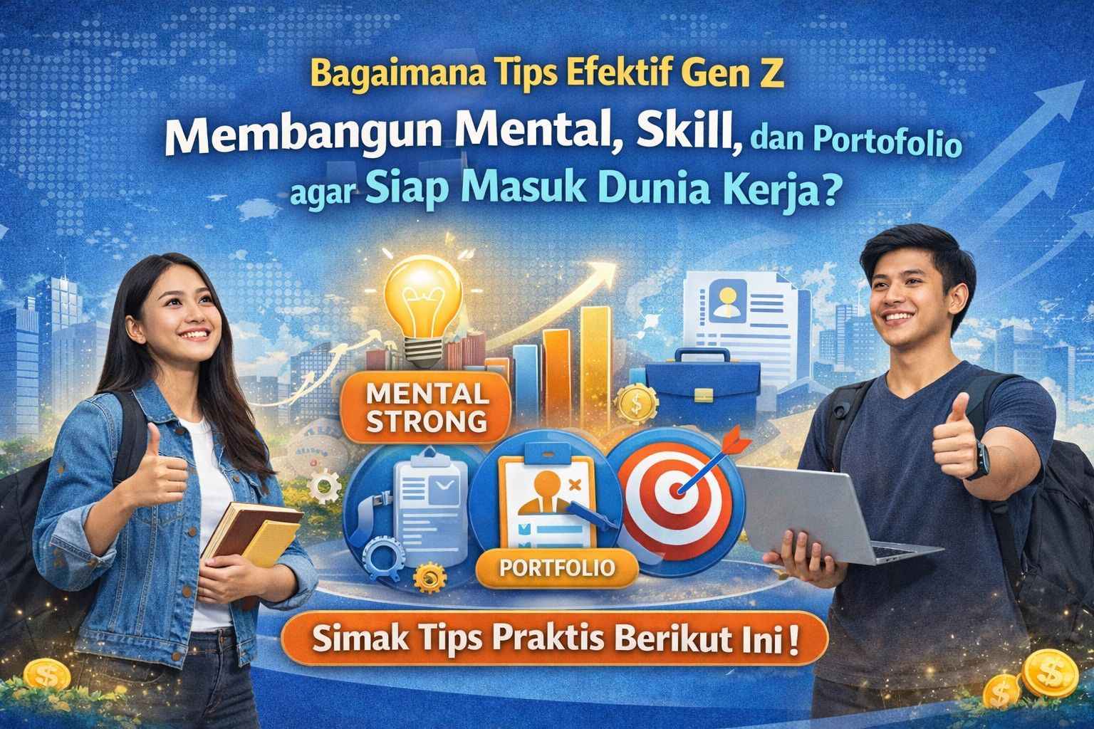 Bagaimana Tips Efektif Gen Z Membangun Mental, Skill, dan Portofolio agar Siap Masuk Dunia Kerja?