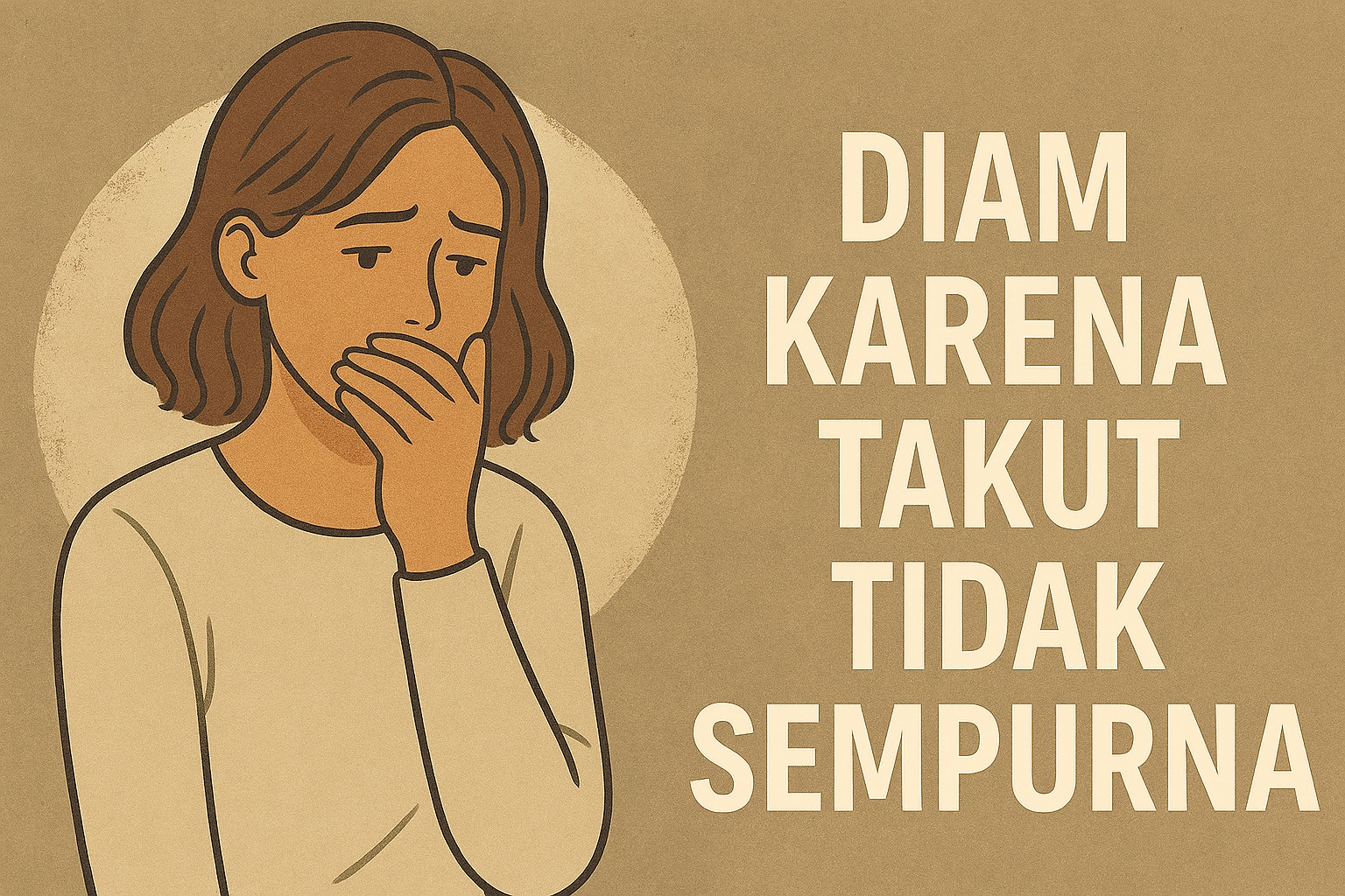 Diam Karena Takut Tidak Sempurna