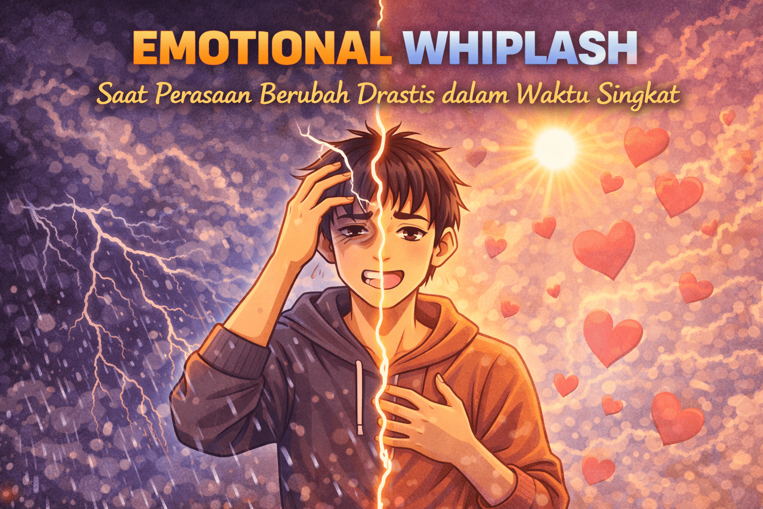 Emotional Whiplash Saat Perasaan Berubah Drastis dalam Waktu Singkat