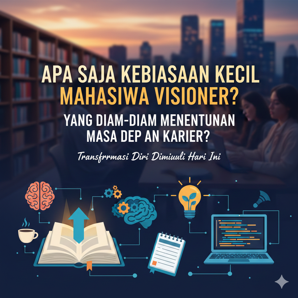 Apa Saja Kebiasaan Kecil Mahasiswa Visioner yang Diam-Diam Menentukan Masa Depan Karier?
