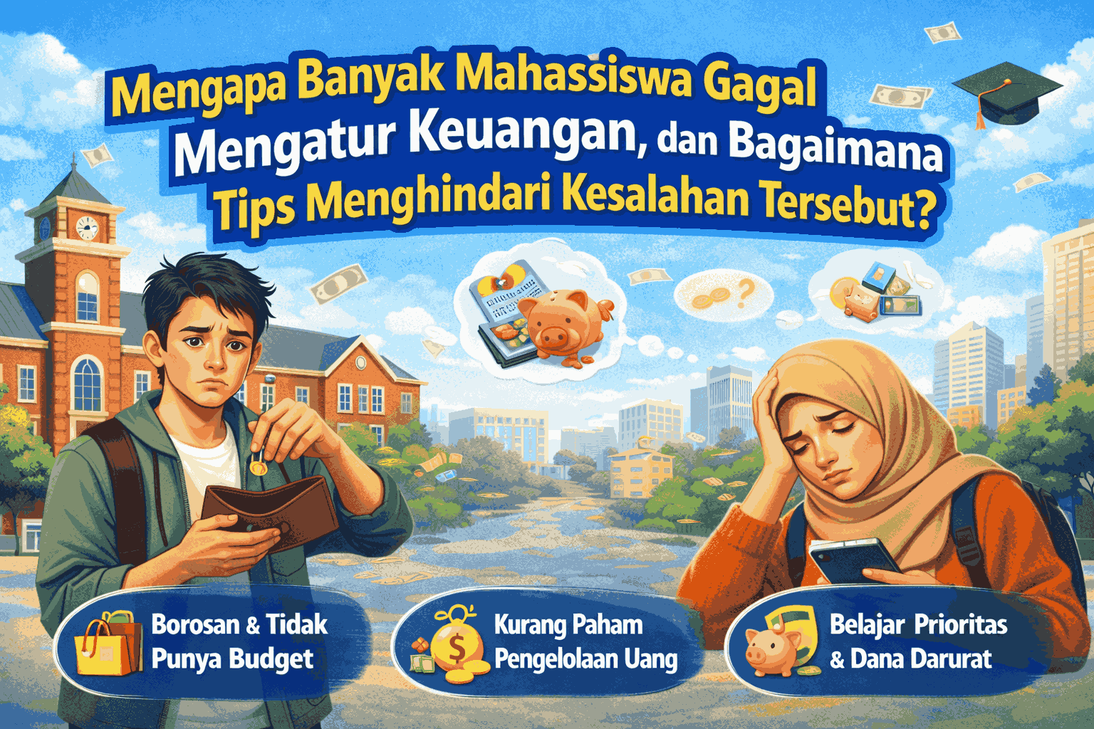 Mengapa Banyak Mahasiswa Gagal Mengatur Keuangan, dan Bagaimana Tips Menghindari Kesalahan Tersebut?