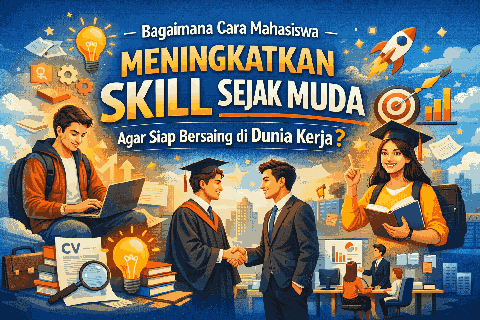 Bagaimana Cara Mahasiswa Meningkatkan Skill Sejak Muda Agar Siap Bersaing di Dunia Kerja?