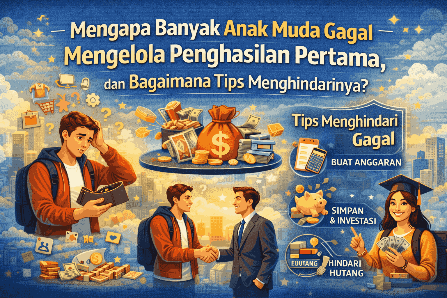 Mengapa Banyak Anak Muda Gagal Mengelola Penghasilan Pertama, dan Bagaimana Tips Menghindarinya?