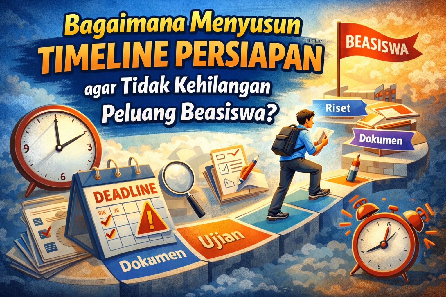 Bagaimana Menyusun Timeline Persiapan agar Tidak Kehilangan Peluang Beasiswa?