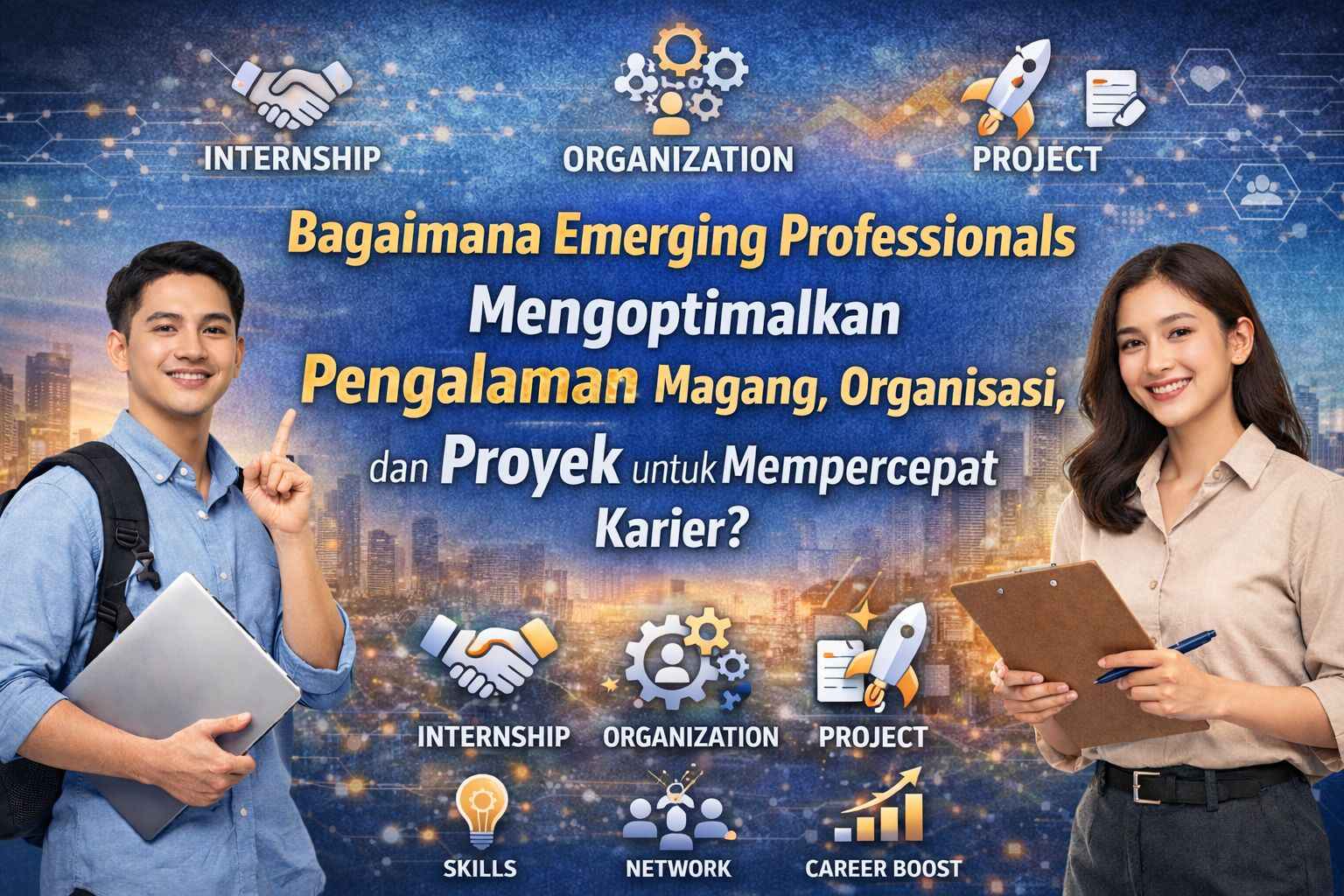 Bagaimana Emerging Professionals Dapat Mengoptimalkan Pengalaman Magang, Organisasi, dan Proyek untuk Mempercepat Karier?