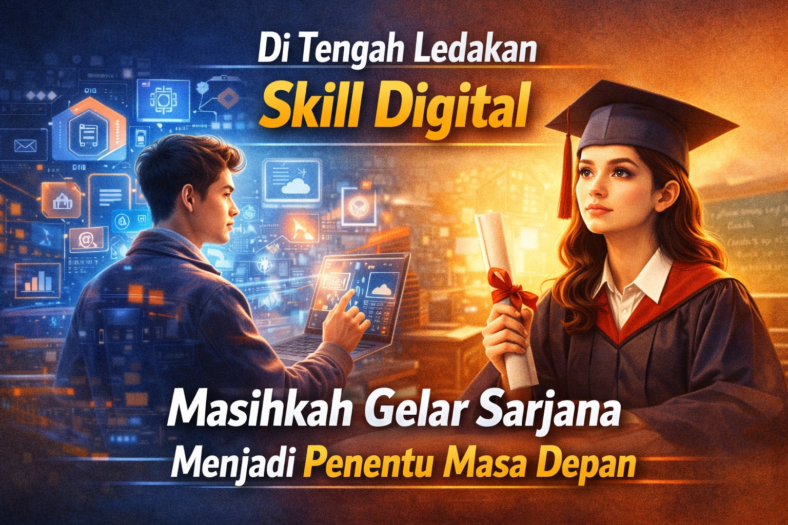 Di Tengah Ledakan Skill Digital Masihkah Gelar Sarjana Menjadi Penentu Masa Depan