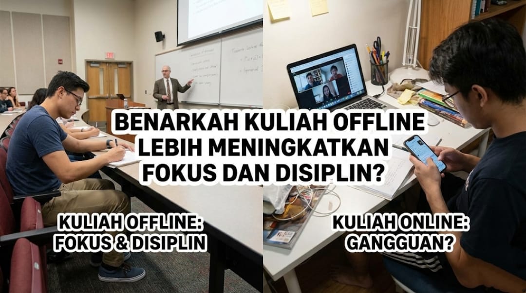 Benarkah Kuliah Offline Lebih Meningkatkan Fokus dan Disiplin?
