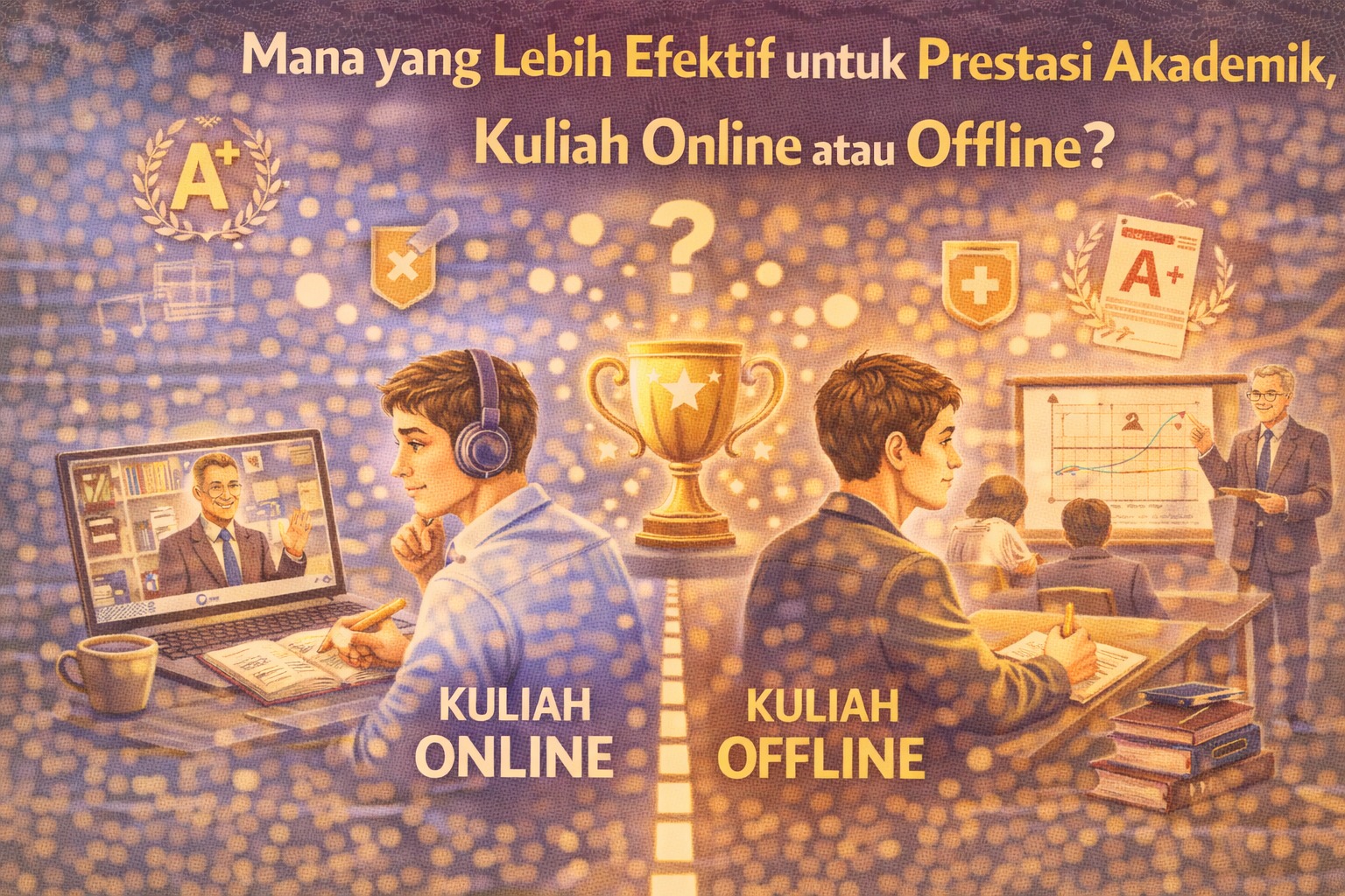 Mana yang Lebih Efektif untuk Prestasi Akademik, Kuliah Online atau Offline?