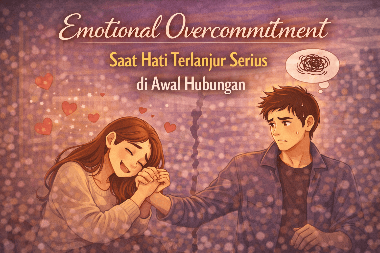 Emotional Overcommitment Saat Hati Terlanjur Serius di Awal Hubungan
