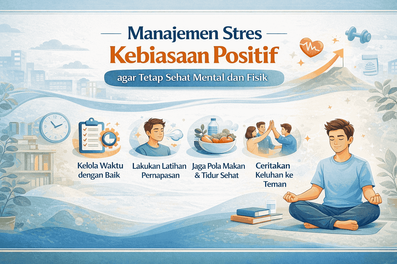 Manajemen Stres Akademik agar Tetap Sehat Mental dan Fisik