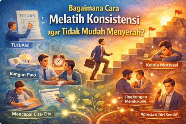 Bagaimana Cara Melatih Konsistensi agar Tidak Mudah Menyerah?
