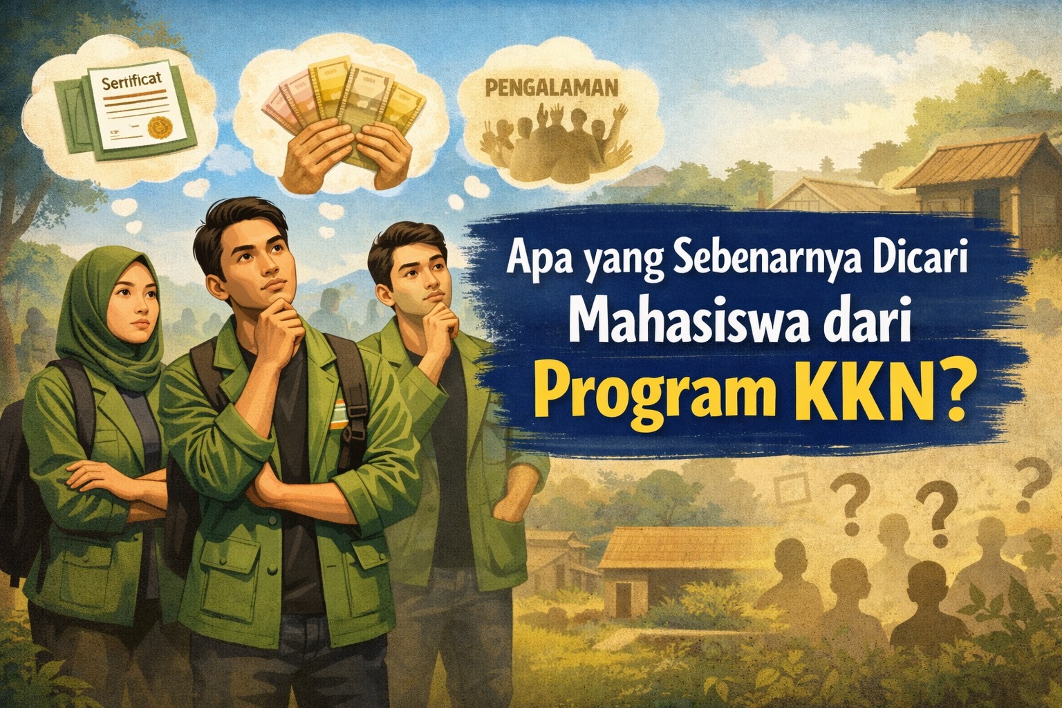 Apa yang Sebenarnya Dicari Mahasiswa dari Program KKN?