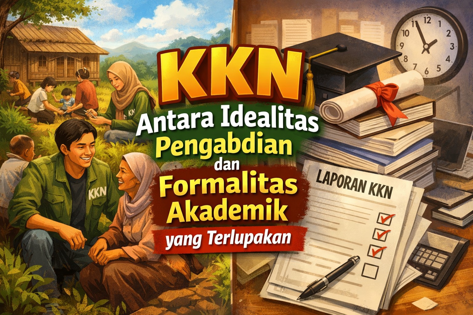 KKN Antara Idealitas Pengabdian dan Formalitas Akademik yang Terlupakan