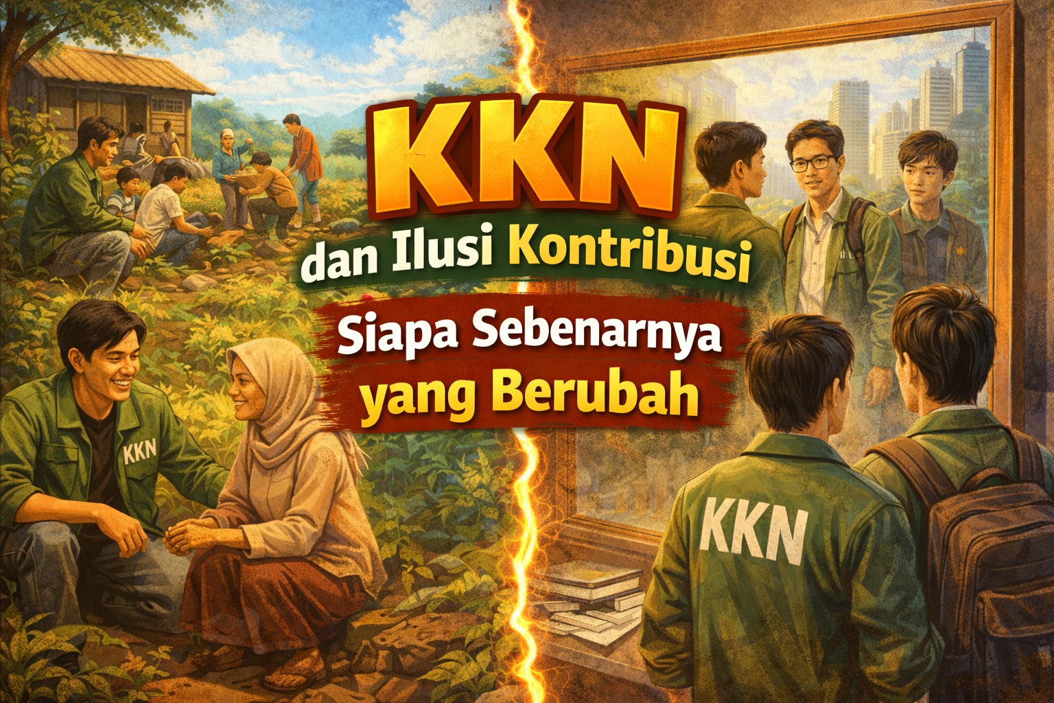KKN dan Ilusi Kontribusi Siapa Sebenarnya yang Berubah