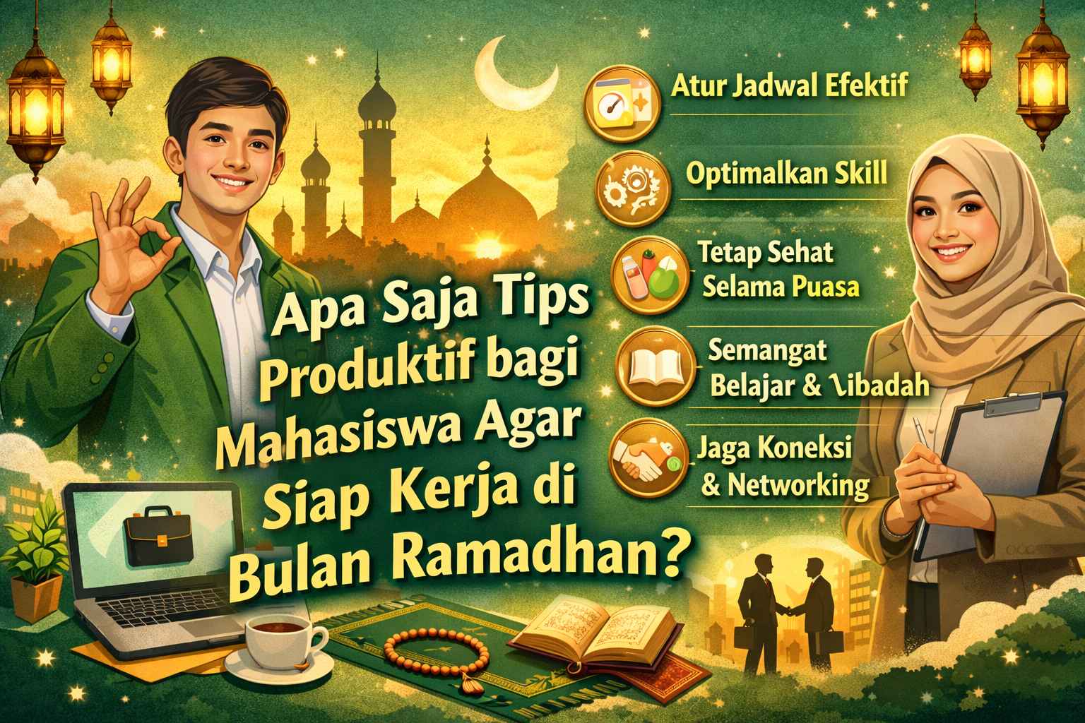 Apa Saja Tips Produktif bagi Mahasiswa Agar Siap Kerja di Bulan Ramadhan?