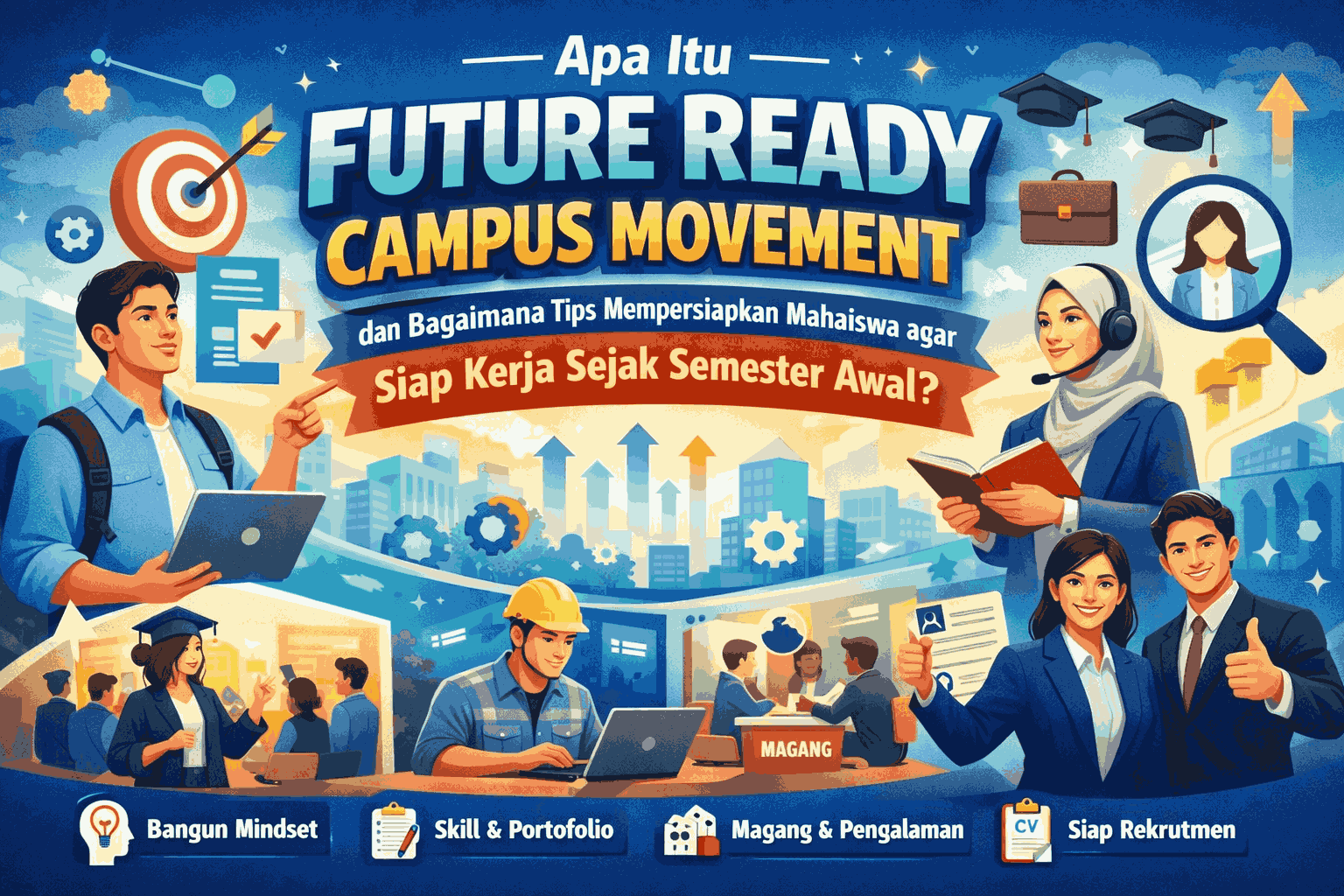 Apa Itu Future Ready Campus Movement dan Bagaimana Tips Mempersiapkan Mahasiswa agar Siap Kerja Sejak Semester Awal?