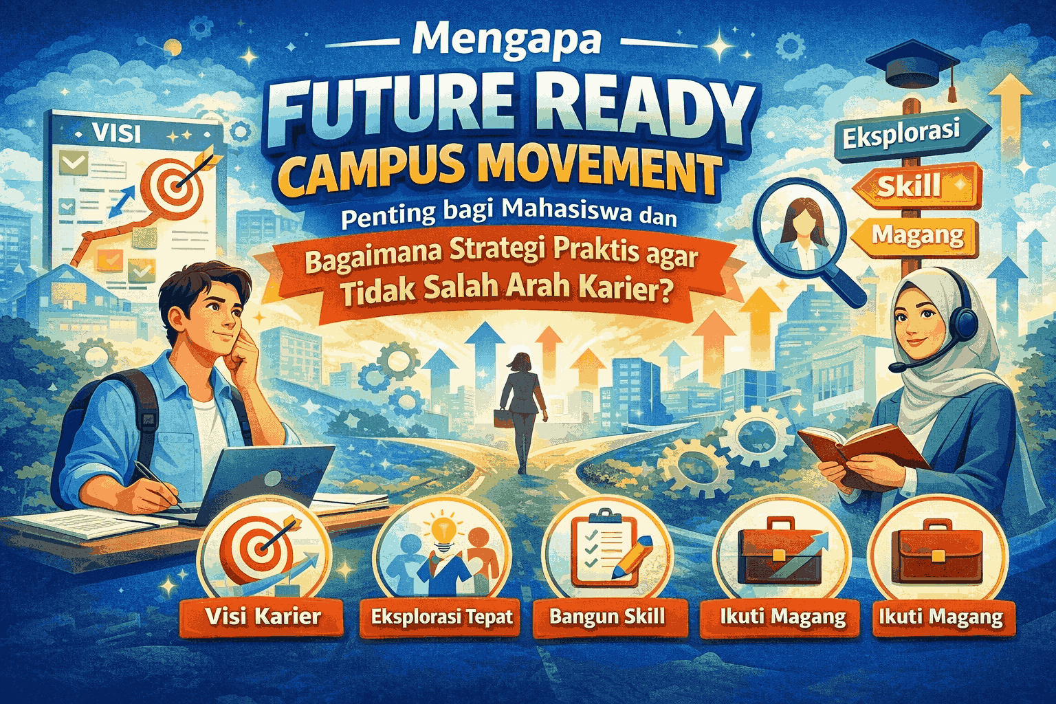 Mengapa Future Ready Campus Movement Penting bagi Mahasiswa dan Bagaimana Strategi Praktis agar Tidak Salah Arah Karier?