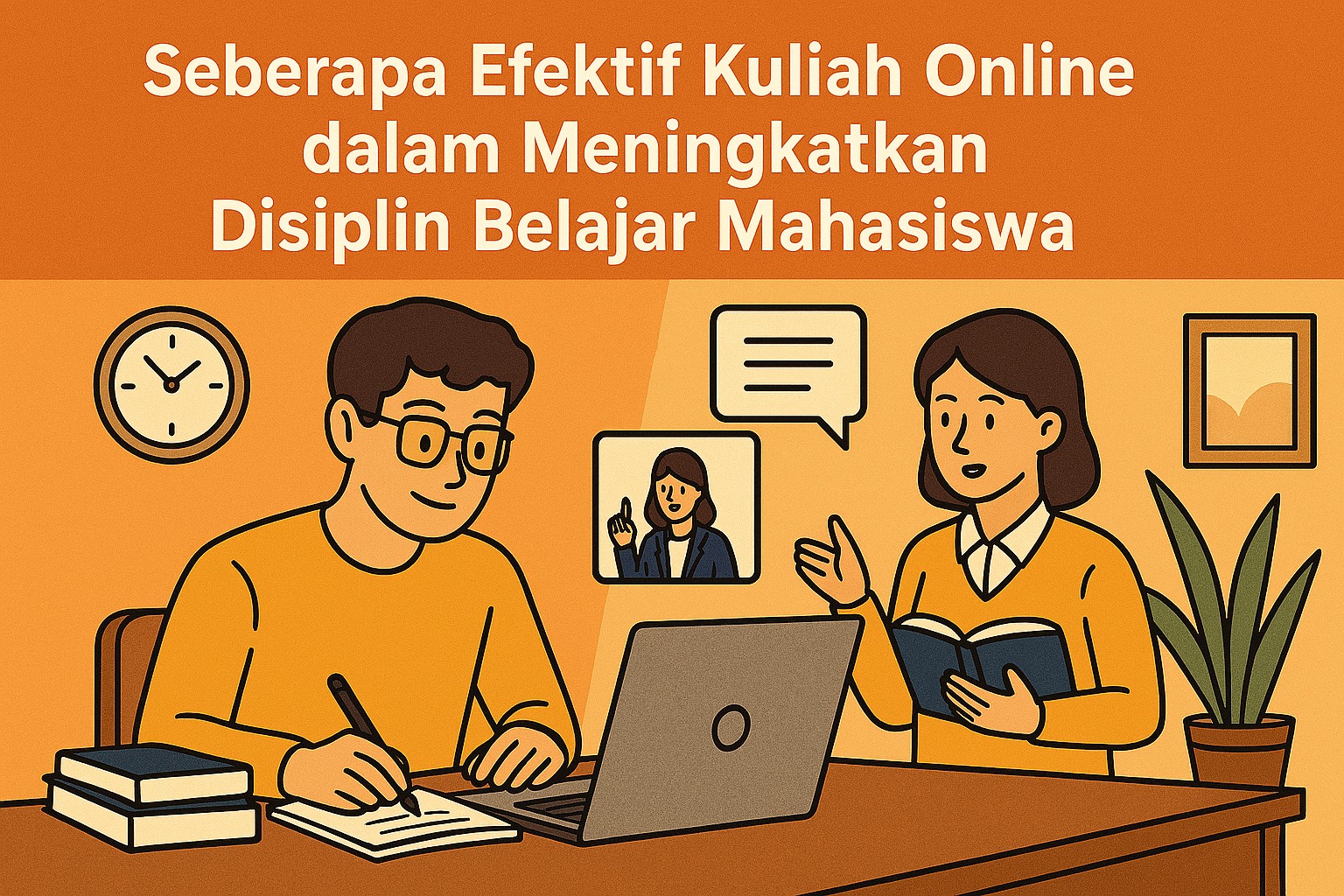 Seberapa Efektif Kuliah Online dalam Meningkatkan Disiplin Belajar Mahasiswa