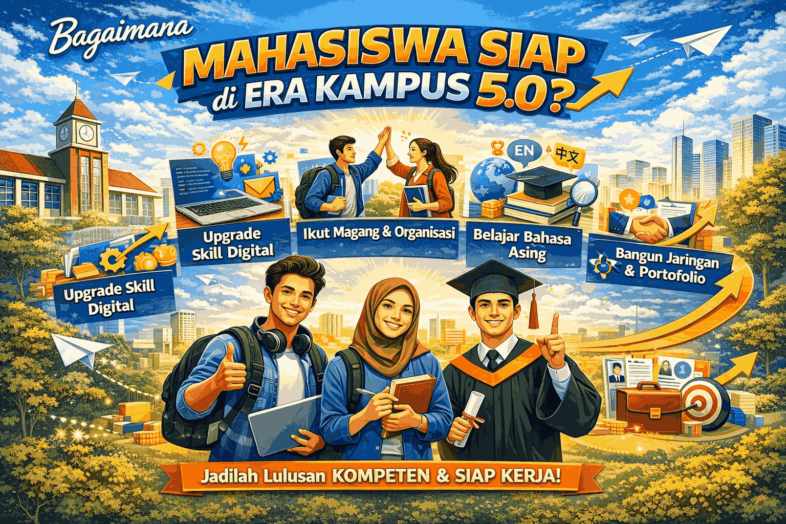 Bagaimana Cara Mahasiswa Siap di Era Kampus 5.0?