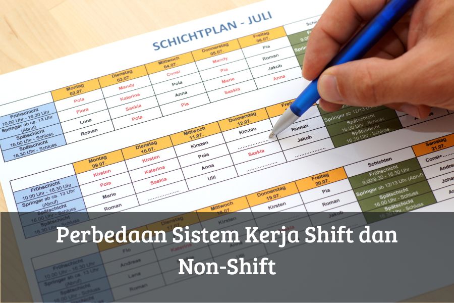 Perbedaan Sistem Kerja Shift dan Non-Shift