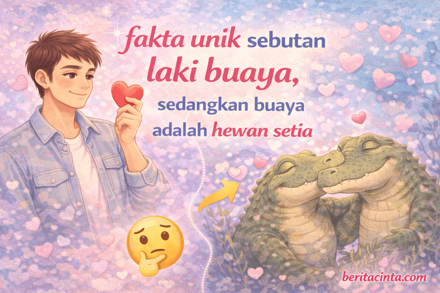 Fakta Unik Sebutan Laki Buaya, Sedangkan Buaya Adalah Hewan Setia
