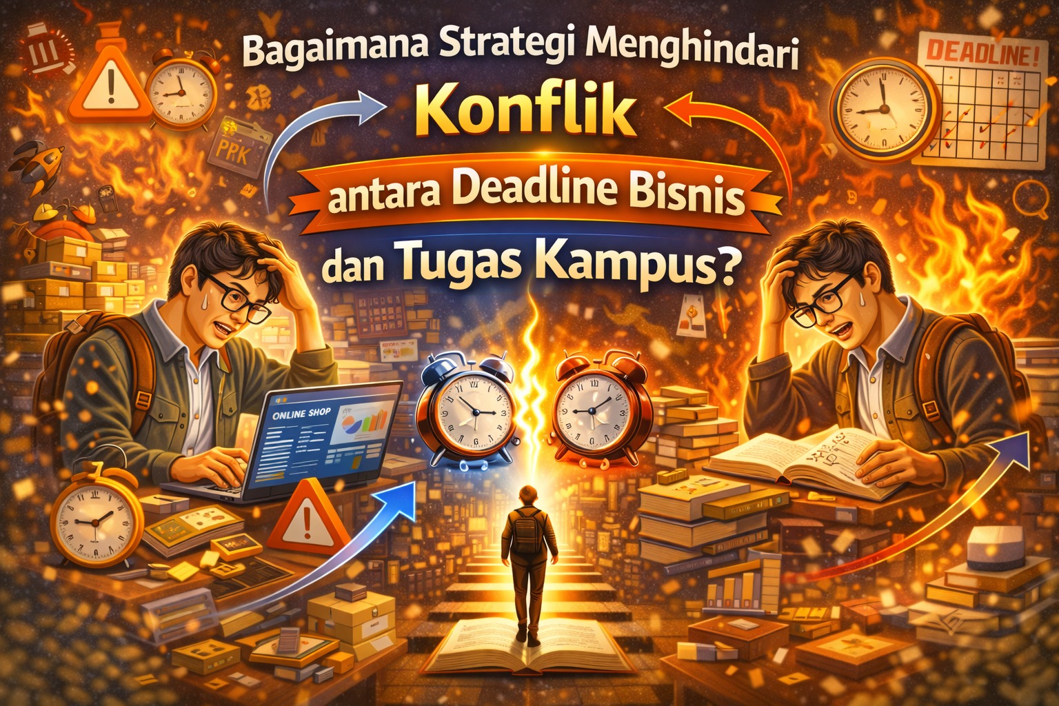 Bagaimana Strategi Menghindari Konflik antara Deadline Bisnis dan Tugas Kampus?