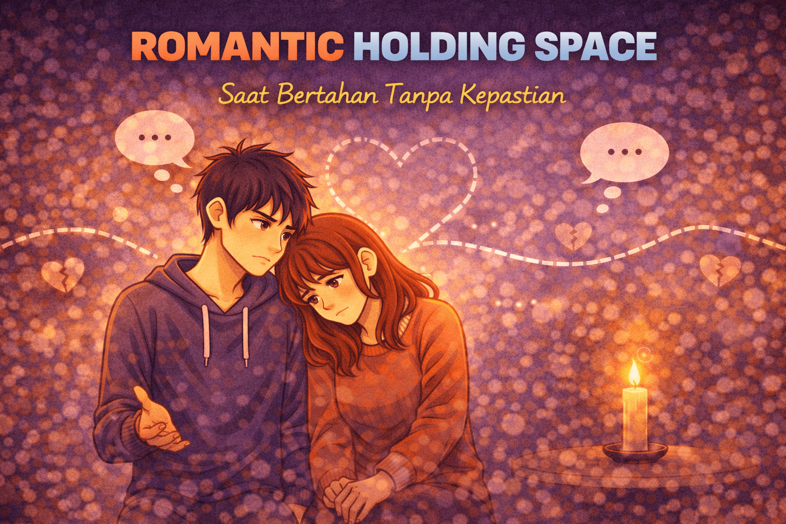 Romantic Holding Space Saat Bertahan Tanpa Kepastian