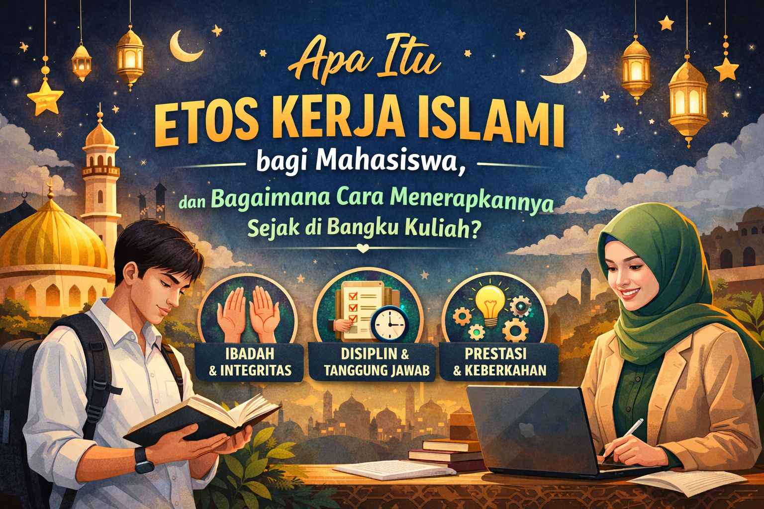 Apa Itu Etos Kerja Islami Bagi Mahasiswa, Dan Bagaimana Cara Menerapkannya Sejak Di Bangku Kuliah?