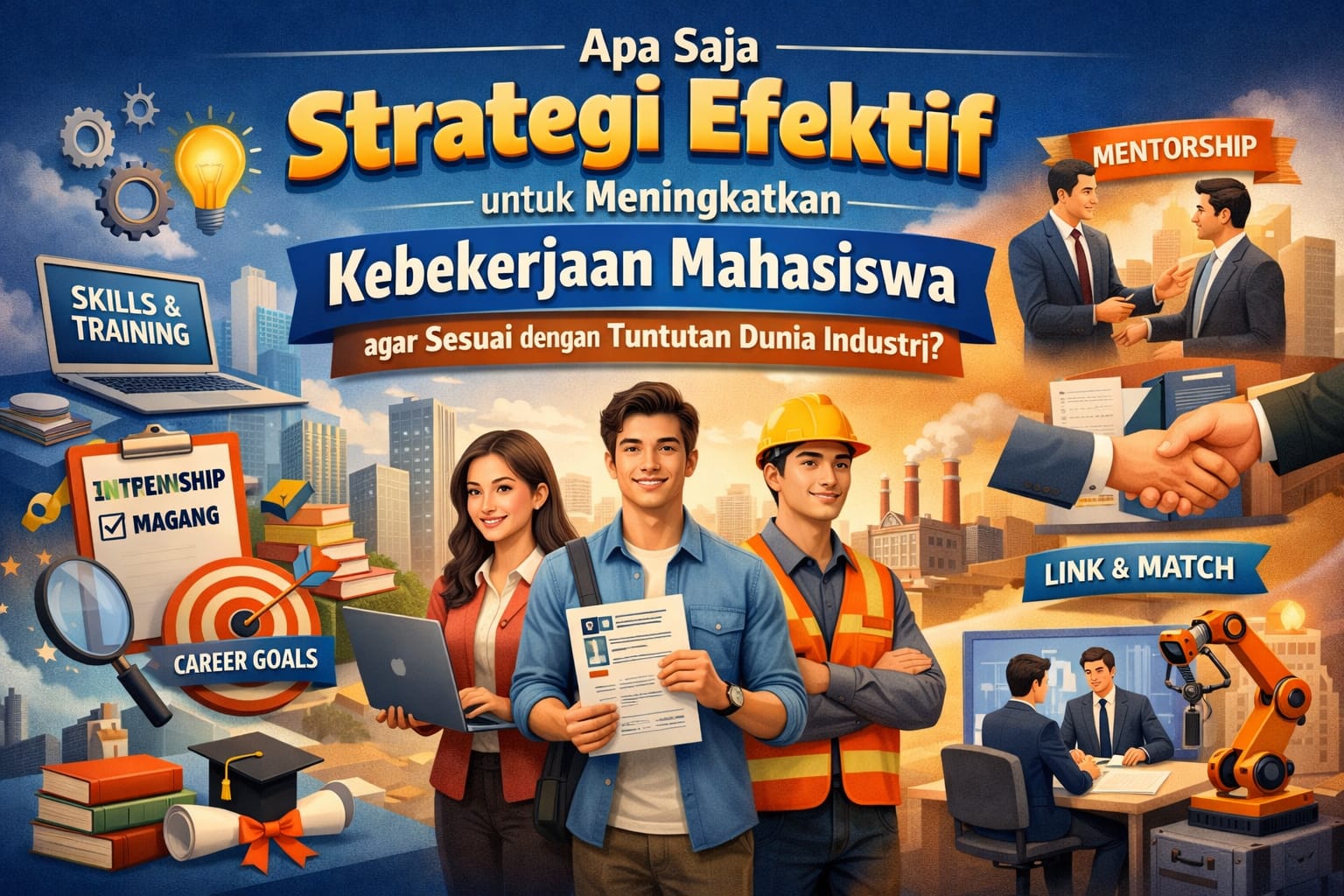 Apa Saja Strategi Efektif untuk Meningkatkan Kebekerjaan Mahasiswa agar Sesuai dengan Tuntutan Dunia Industri?