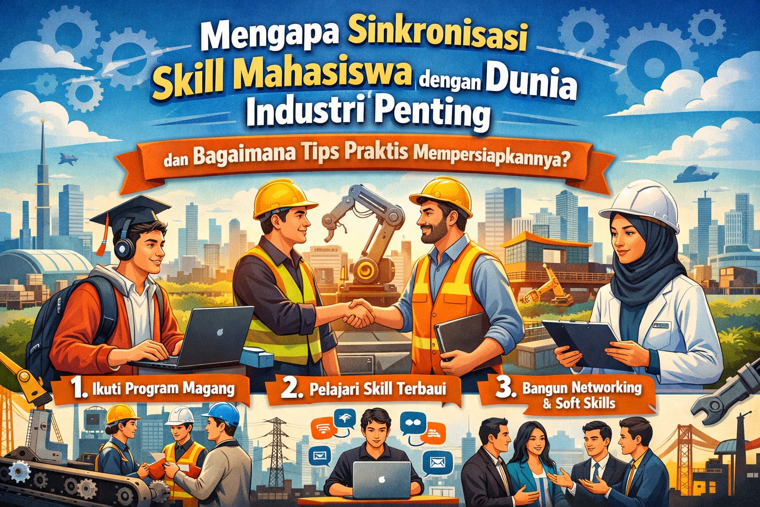 Mengapa Sinkronisasi Skill Mahasiswa dengan Dunia Industri Penting dan Bagaimana Tips Praktis Mempersiapkannya?