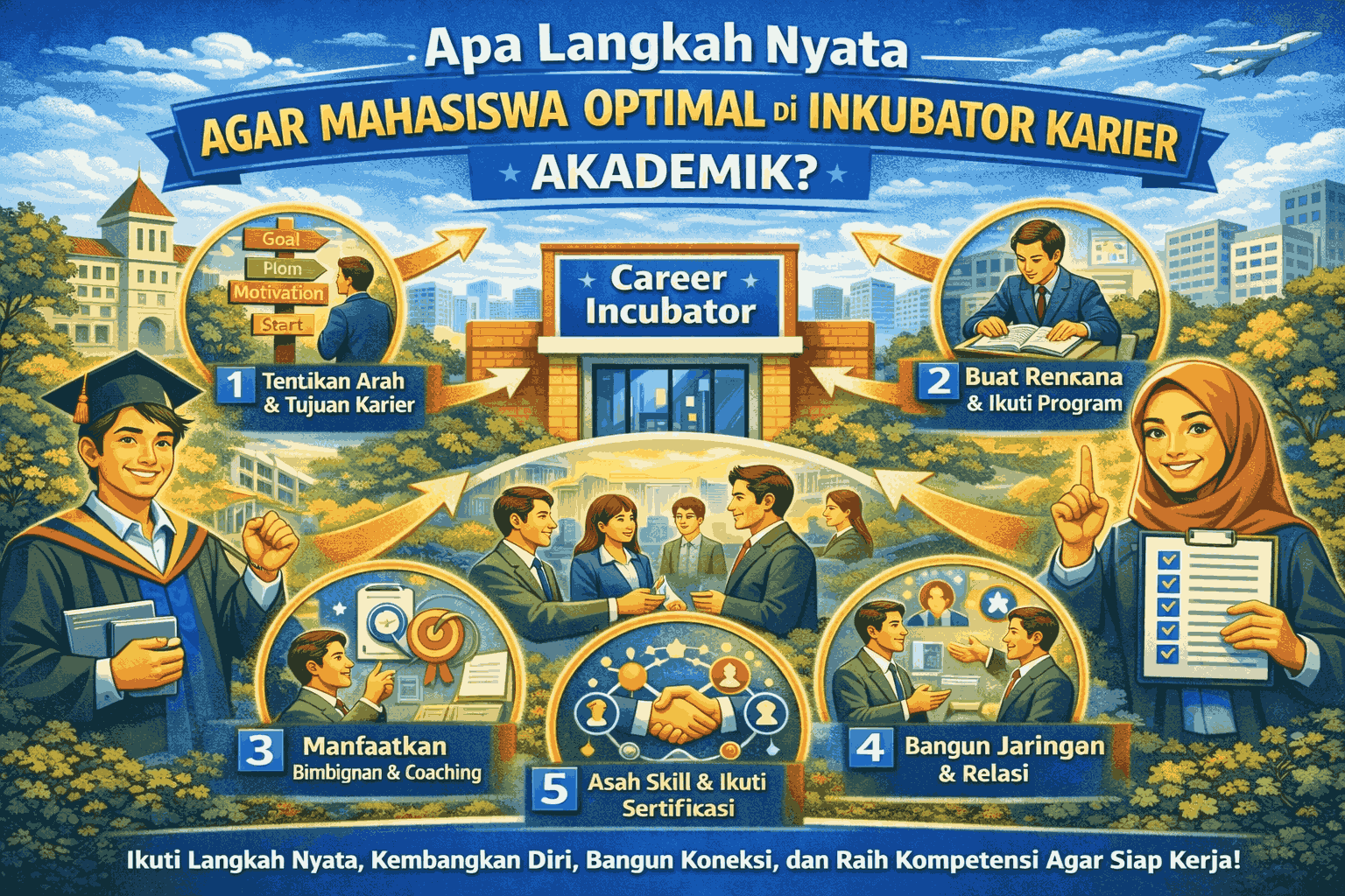 Apa Langkah Nyata Agar Mahasiswa Optimal di Inkubator Karier Akademik?