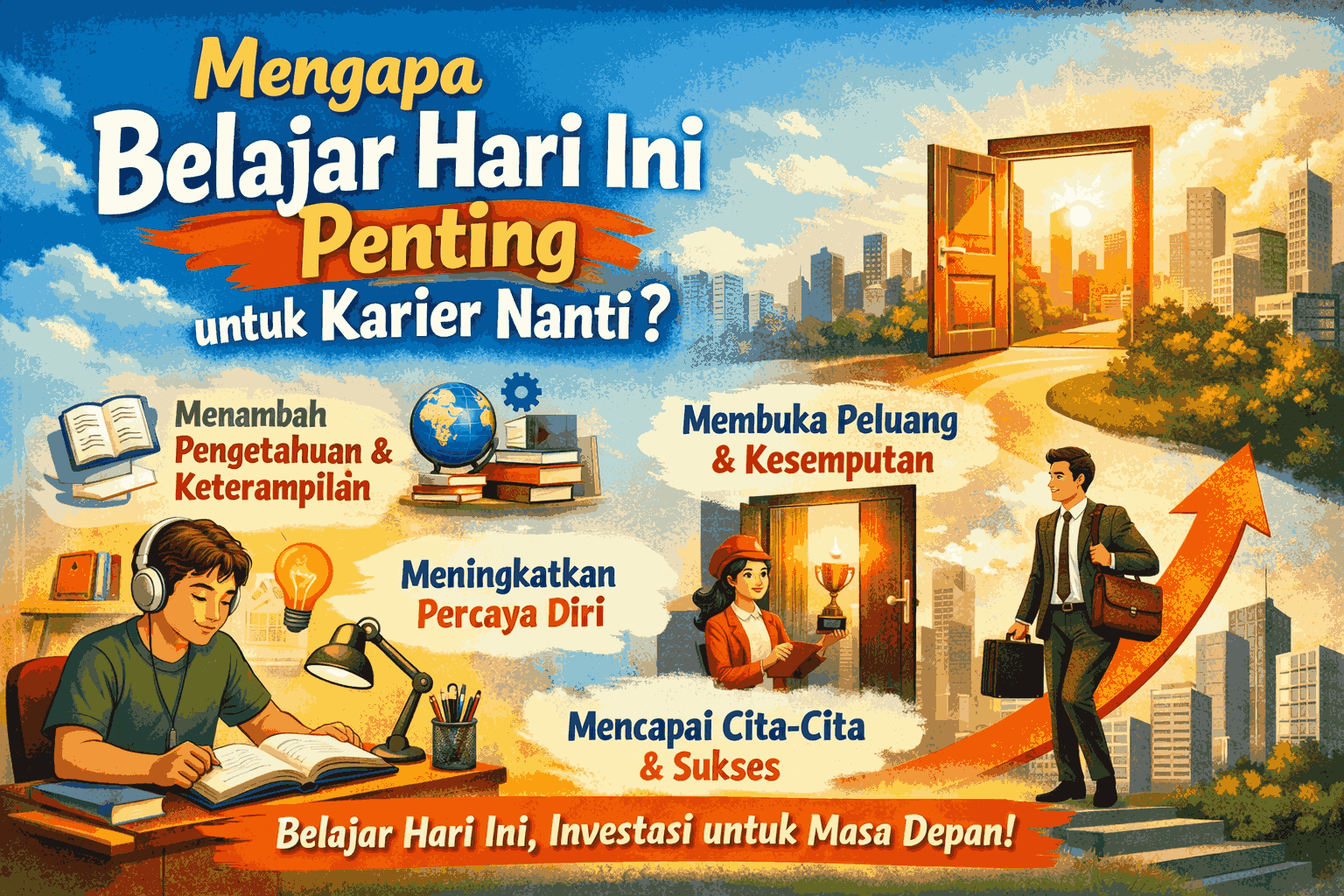 Mengapa belajar hari ini penting untuk karier nanti?