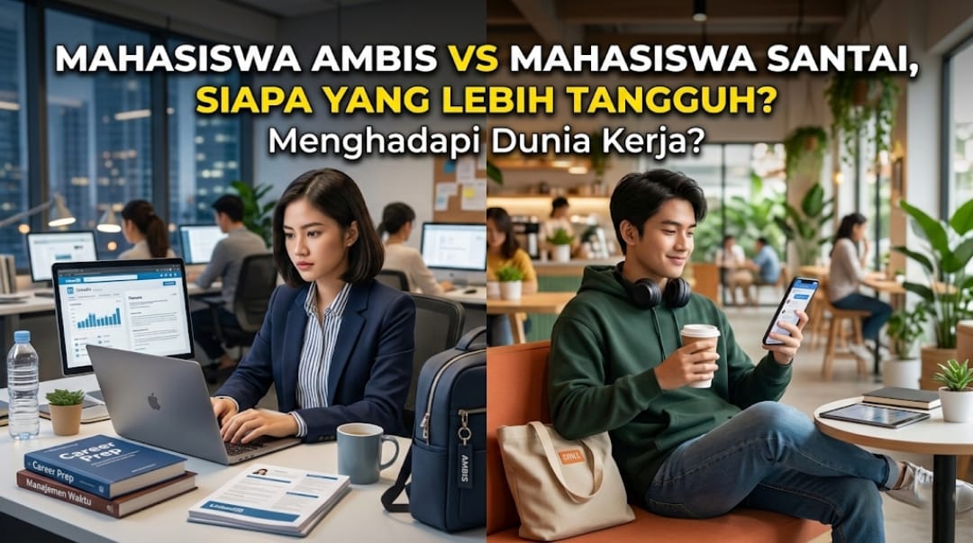 Mahasiswa Ambis vs Mahasiswa Santai, Siapa yang Lebih Tangguh Menghadapi Dunia Kerja?