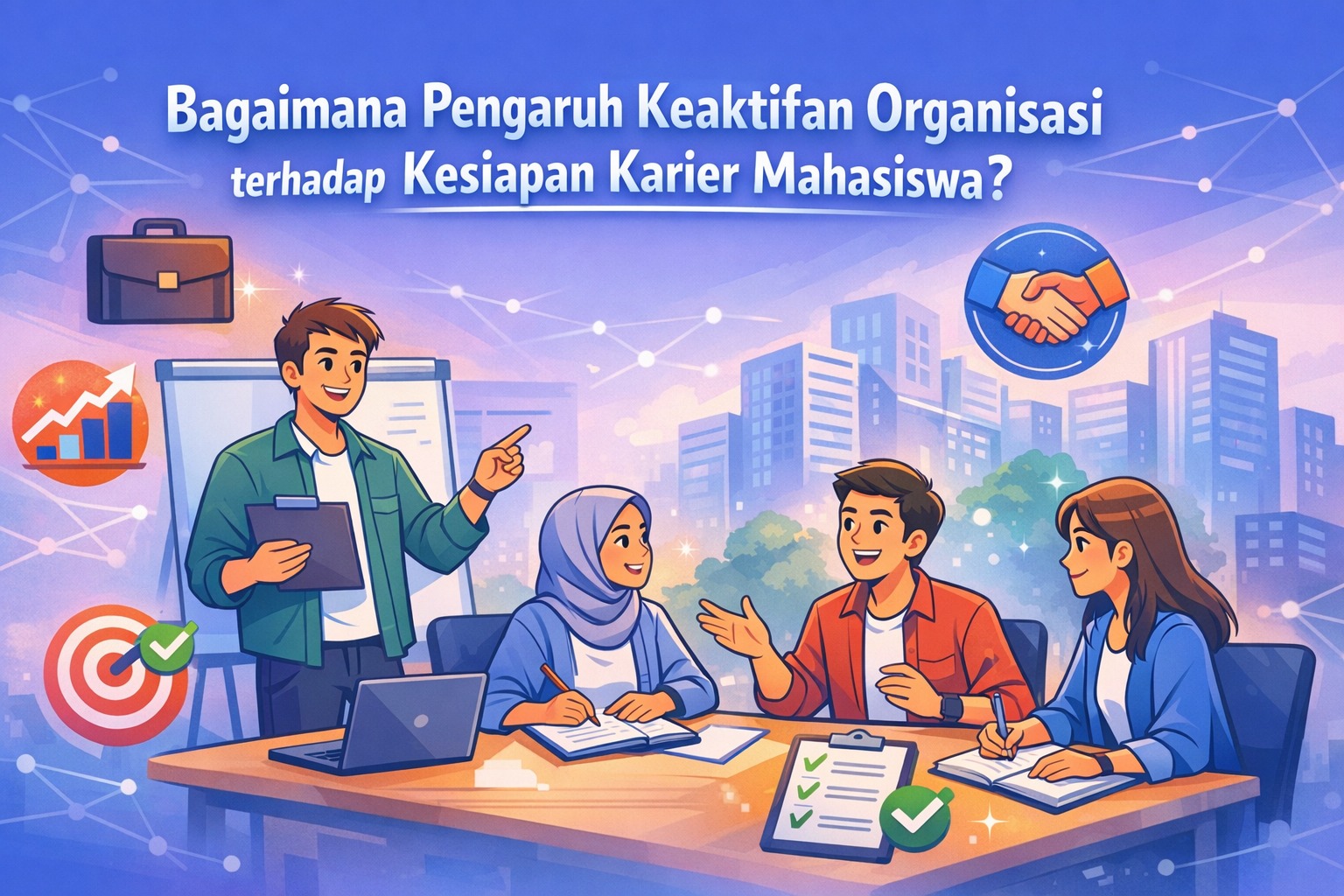 Bagaimana Pengaruh Keaktifan Organisasi terhadap Kesiapan Karier Mahasiswa?